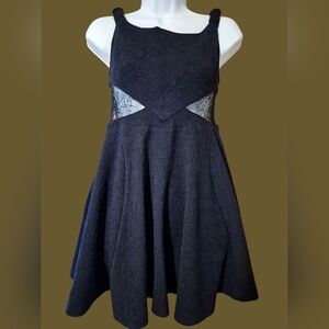 Free People Black Mini Dress